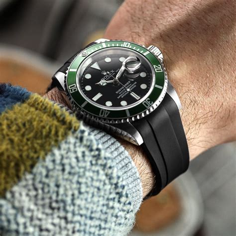 fibbia strap rolex|rubber strap for rolex submariner.